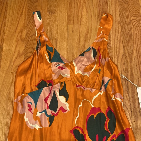 nwt reformation daytona silk dress - size 3x - Picture 2 of 4